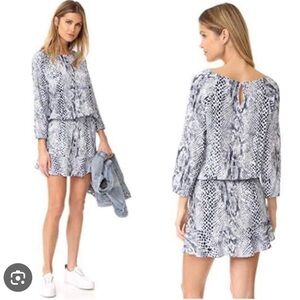 Soft by Joie Arryn B Snakeskin Print Dress Size Large